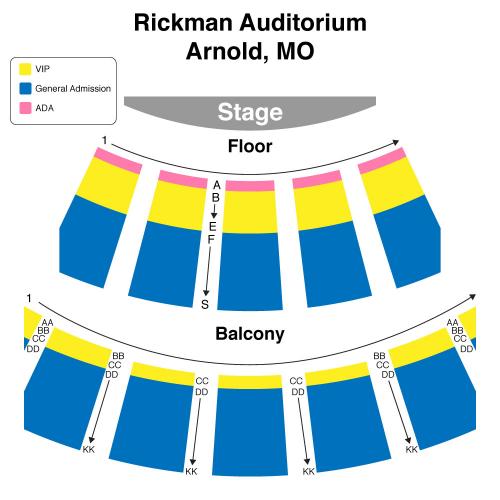 Mcfarlin Auditorium Seating Chart